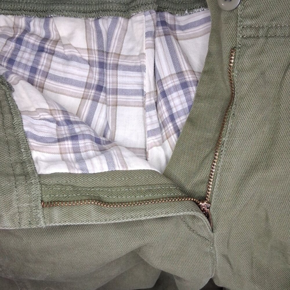 Vintage LL BEAN WOMENS "CLASSIC FIT" FLANNEL LINED CARGO PANTS SIZE 8